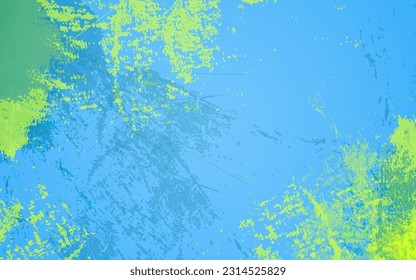 Grunge abstracto textura color azul vector de fondo