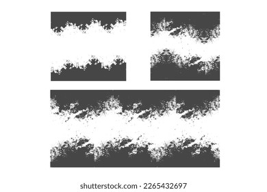 abstract grunge texture brush ink vector design collection