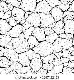  Textura abstracta de grunge. Pincel sin fisuras. Fondo blanco y negro dibujado a mano. Puede utilizarse para la superposición de efectos. Fondo gráfico. Diseño monocromo de composición contemporánea repetitivo. Vector