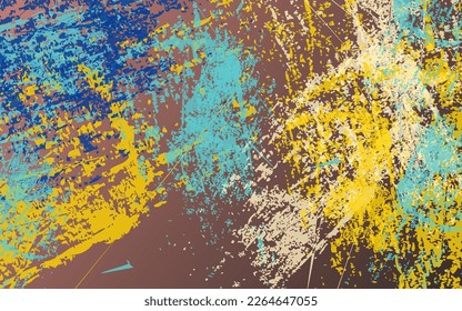 Abstract grunge texture colorful background vector
