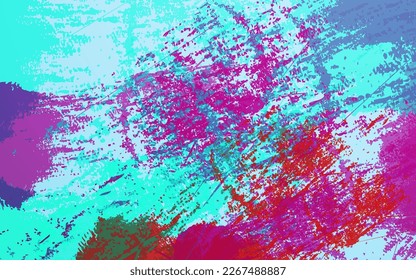 Abstract grunge texture colorful background vector