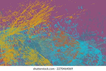 Abstract grunge texture colorful background vector