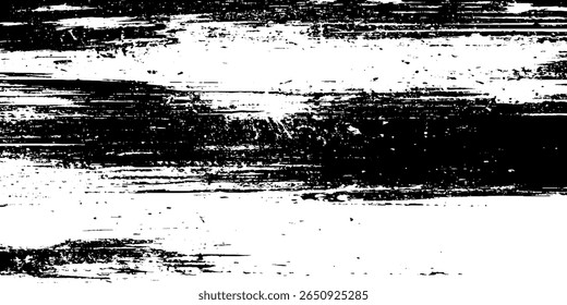 Abstract grunge texture of cracks dirty monochrome pattern, Black and white abstract background with brushstroke, Abstract black paint splatter on white background stylish.