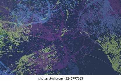 Abstract grunge texture dark blue background vector