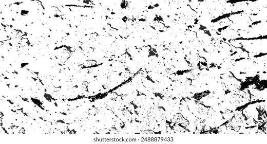 Abstract grunge texture design on a white background. Dirt texture for the background with stain and blood drop effect. Abstract grunge black and white distressed texture background.
