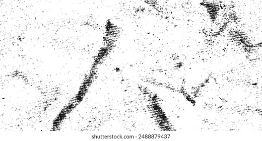 Abstract grunge texture design on a white background. Dirt texture for the background with stain and blood drop effect. Abstract grunge black and white distressed texture background.