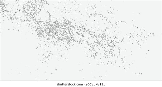 Abstract grunge texture effect, Cracks and dust particle grain on white background. Dirt overlay or screen effect use for grunge and vintage image style.