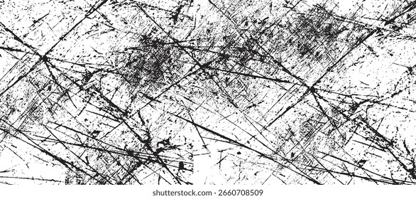 Abstract grunge texture effect, scratch and dust particle grain on white background Dark grunge texture Transparent background.
