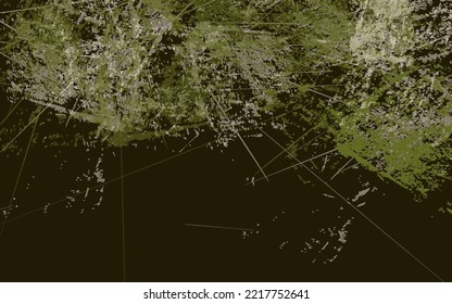 Abstract grunge texture green army color background vector
