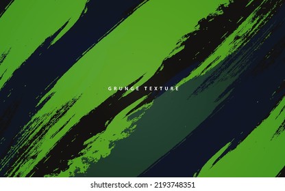 Abstract grunge texture green color background vector