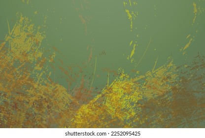 Abstract grunge texture green color background vector