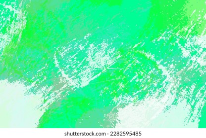 Abstract grunge texture green color background vector