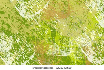 Abstract grunge texture green color background vector