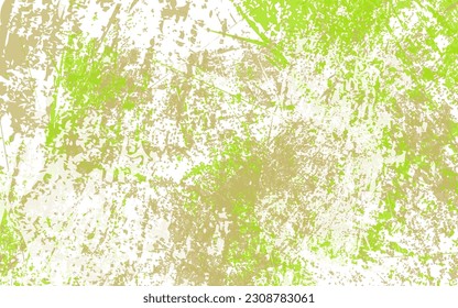 Abstract grunge texture green color background vector