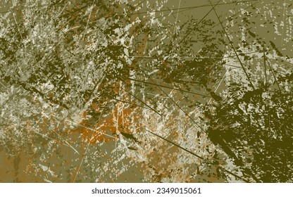 Abstract grunge texture green color background vector