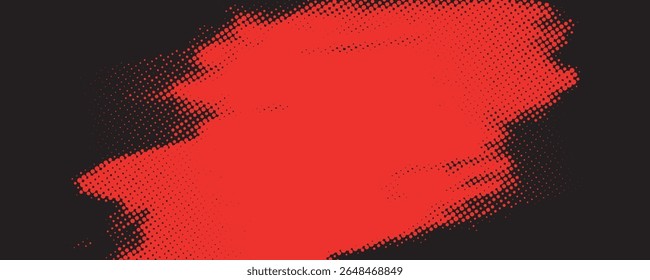 textura grunge abstrata e design de banner de meio-tom. Pontos pop art quadrinhos estilo esporte ilustração vetorial.