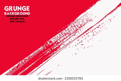Abstract grunge texture with halftone effect, Abstract red Frame Sport Grunge Design On Black Background,