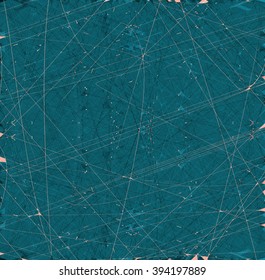 Abstract grunge texture with lines and scribbles.