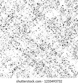 Abstract grunge texture. Monochromatic grainy illustration for imitation of various textured surfaces like stone, metal, concrete, etc., or any others grunge irregular structures