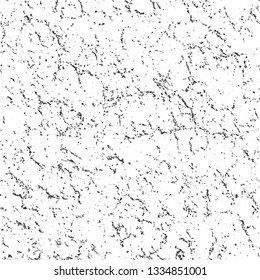 Abstract grunge texture. Monochromatic grainy illustration for imitation of various textured surfaces like stone, metal, concrete, etc., or any others grunge irregular structures