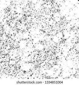 Abstract grunge texture. Monochromatic grainy illustration for imitation of various textured surfaces like stone, metal, concrete, etc., or any others grunge irregular structures