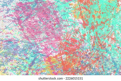 Abstract grunge texture multicolor background vector