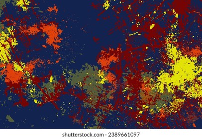 Abstract grunge texture multicolor background vector