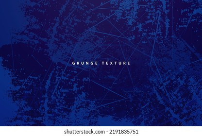 Abstract grunge texture navy blue background vector