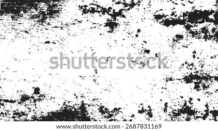 Abstract grunge texture. old canvas pattern textured for overlay or screen scratch effect Overlay textures Vector illustration old black grunge texture with dust overlay on white background 