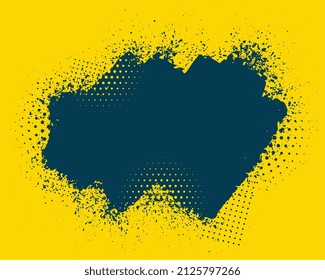 abstract grunge texture on yellow background