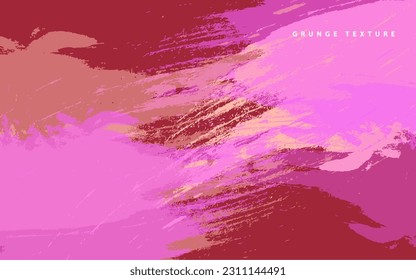 Resumen de la textura gruesa del pincel de fondo vector