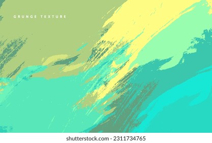 Abstract grunge texture paintbrush background vector