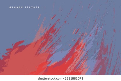 Abstract grunge texture paintbrush background vector