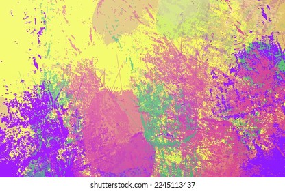 Resumen textura gruesa pincel de fondo multicolor vector