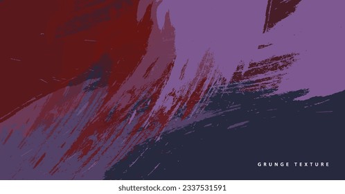 Abstract grunge texture paintbrush strecth background vector