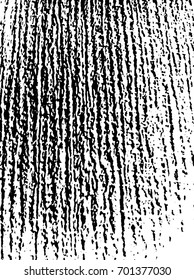 Abstract grunge texture of plaster on the wall Black and white vector illustration 