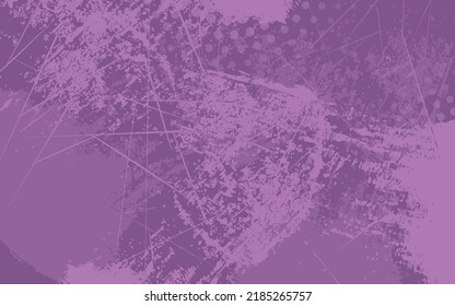 Abstract grunge texture purple color background vector