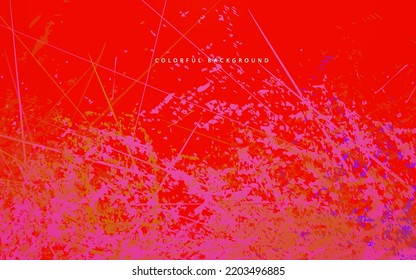 Abstract grunge texture red color background vector
