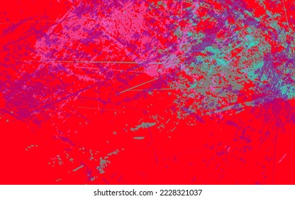 Abstract grunge texture red color background vector