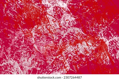 Grunge abstracto textura de color rojo vector de fondo