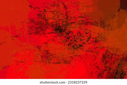 Grunge abstracto textura de color rojo vector de fondo