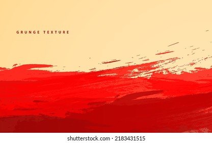 Abstract grunge texture red white color background vector