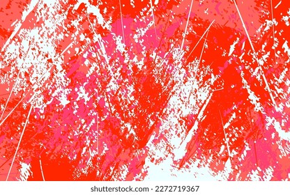 Abstract grunge texture red and white color background vector