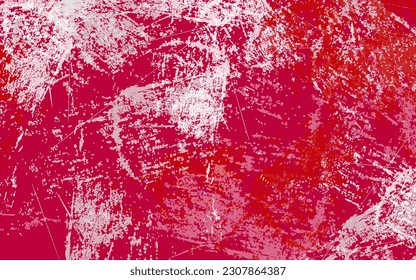 Abstract grunge texture red and white background vector