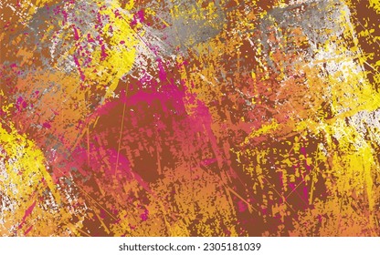 Abstract grunge texture splash paint background vector