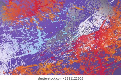 Resumen de textura gruesa salpicadura de fondo vector de pintura