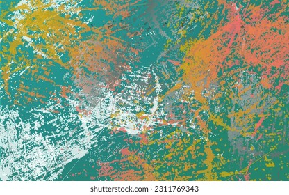 Resumen de textura gruesa salpicadura de fondo vector de pintura