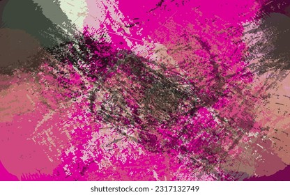 Abstract grunge texture splash paint background vector