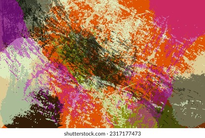 Abstract grunge texture splash paint background vector