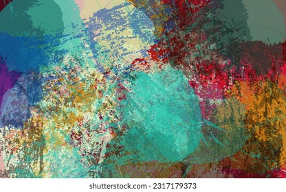 Resumen de textura gruesa salpicadura de fondo vector de pintura